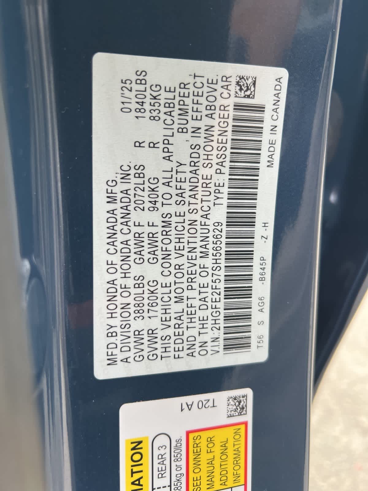 Thumbnail: 2025 Honda Civic - 19