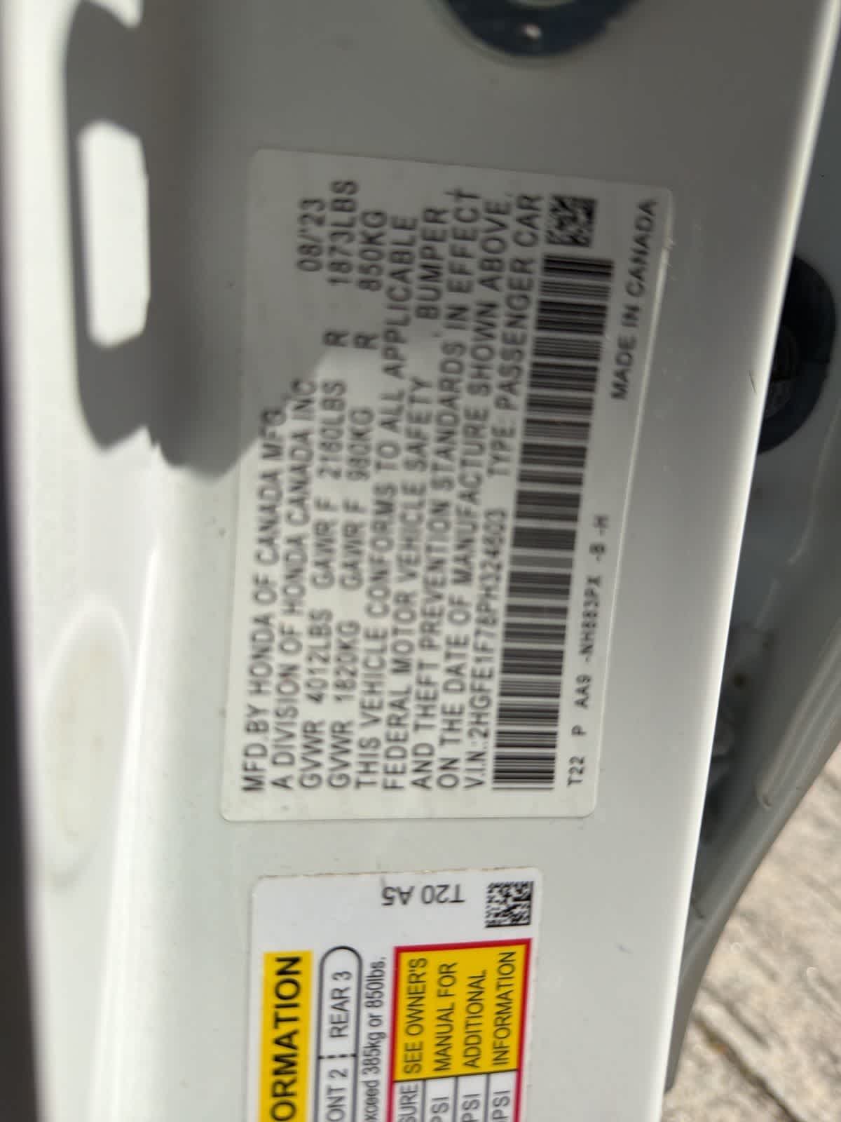 Thumbnail: 2023 Honda Civic - 18