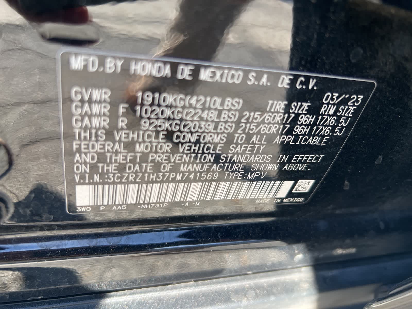 Thumbnail: 2023 Honda HR-V - 19