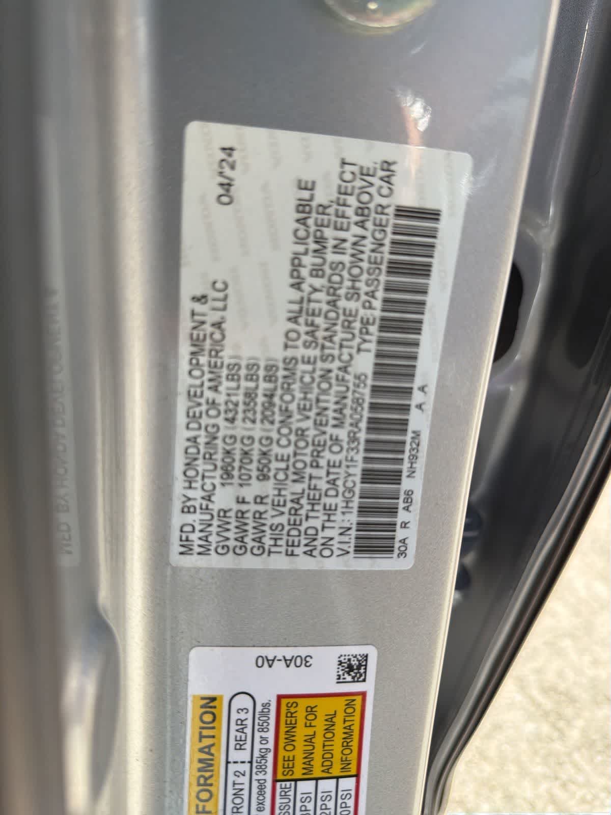 Thumbnail: 2024 Honda Accord - 21