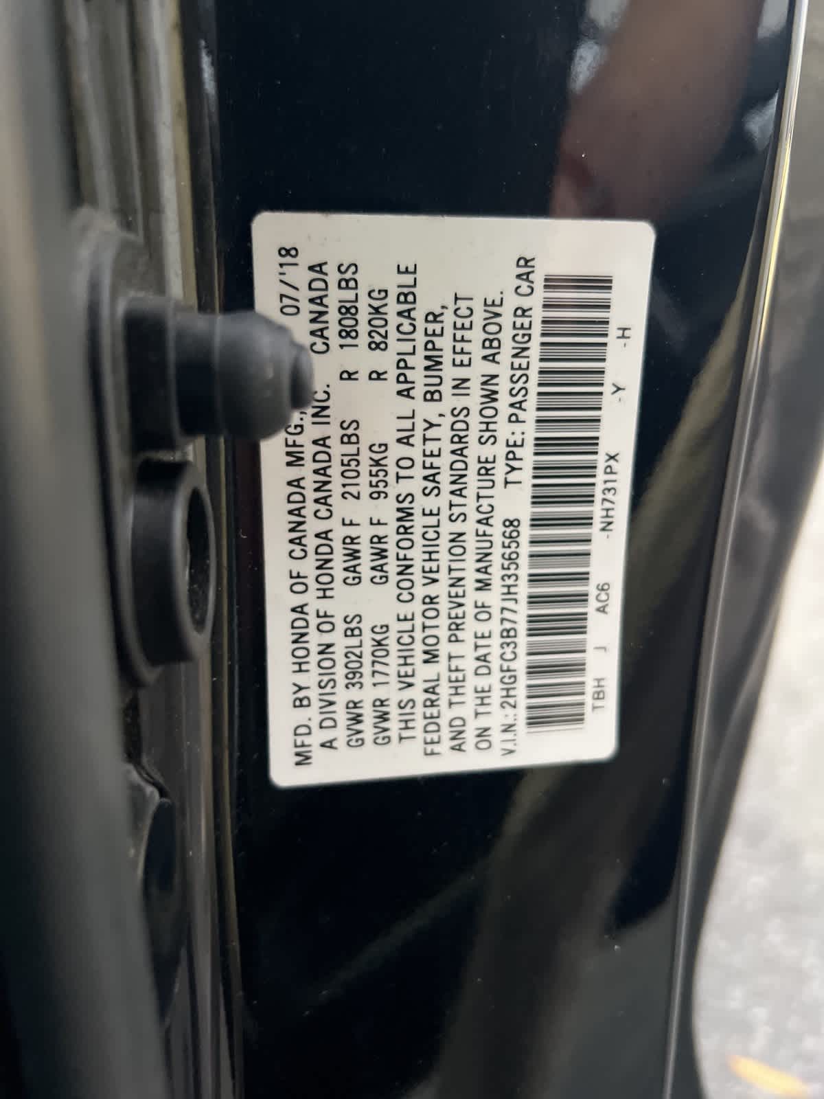 Thumbnail: 2018 Honda Civic - 18