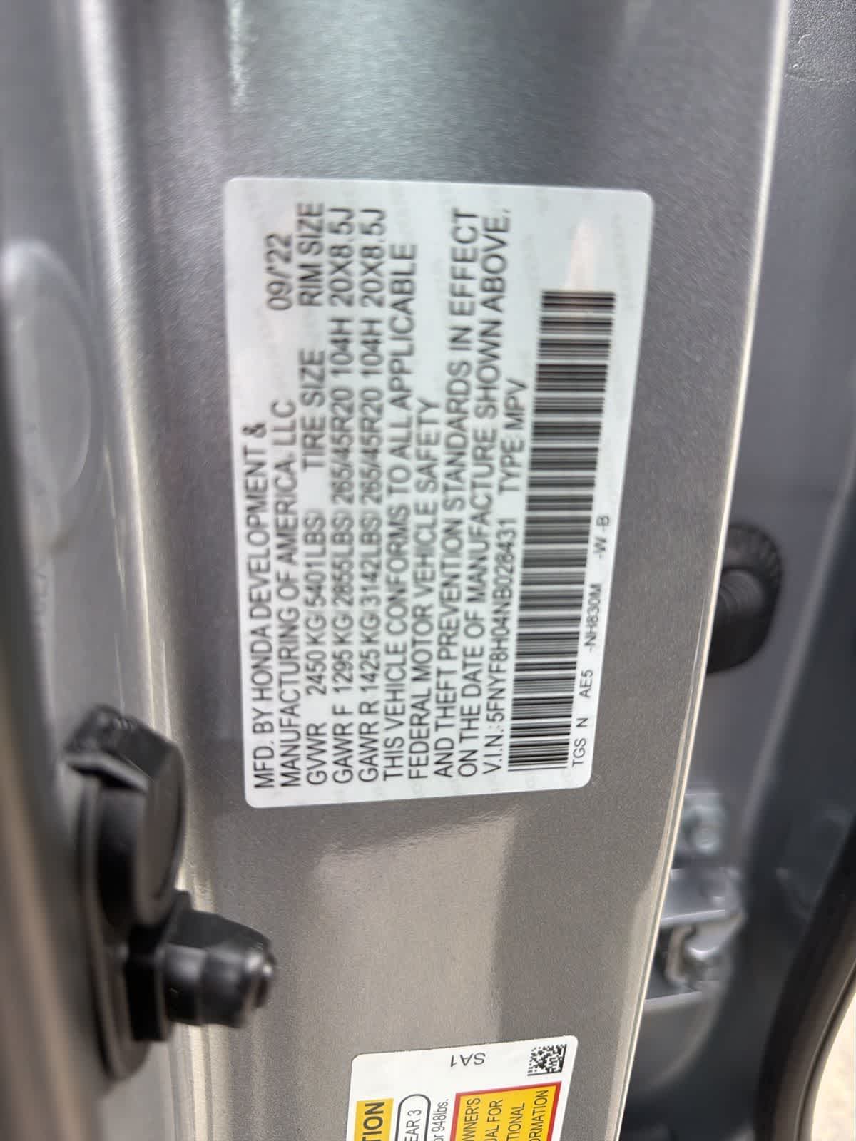 Thumbnail: 2022 Honda Passport - 18