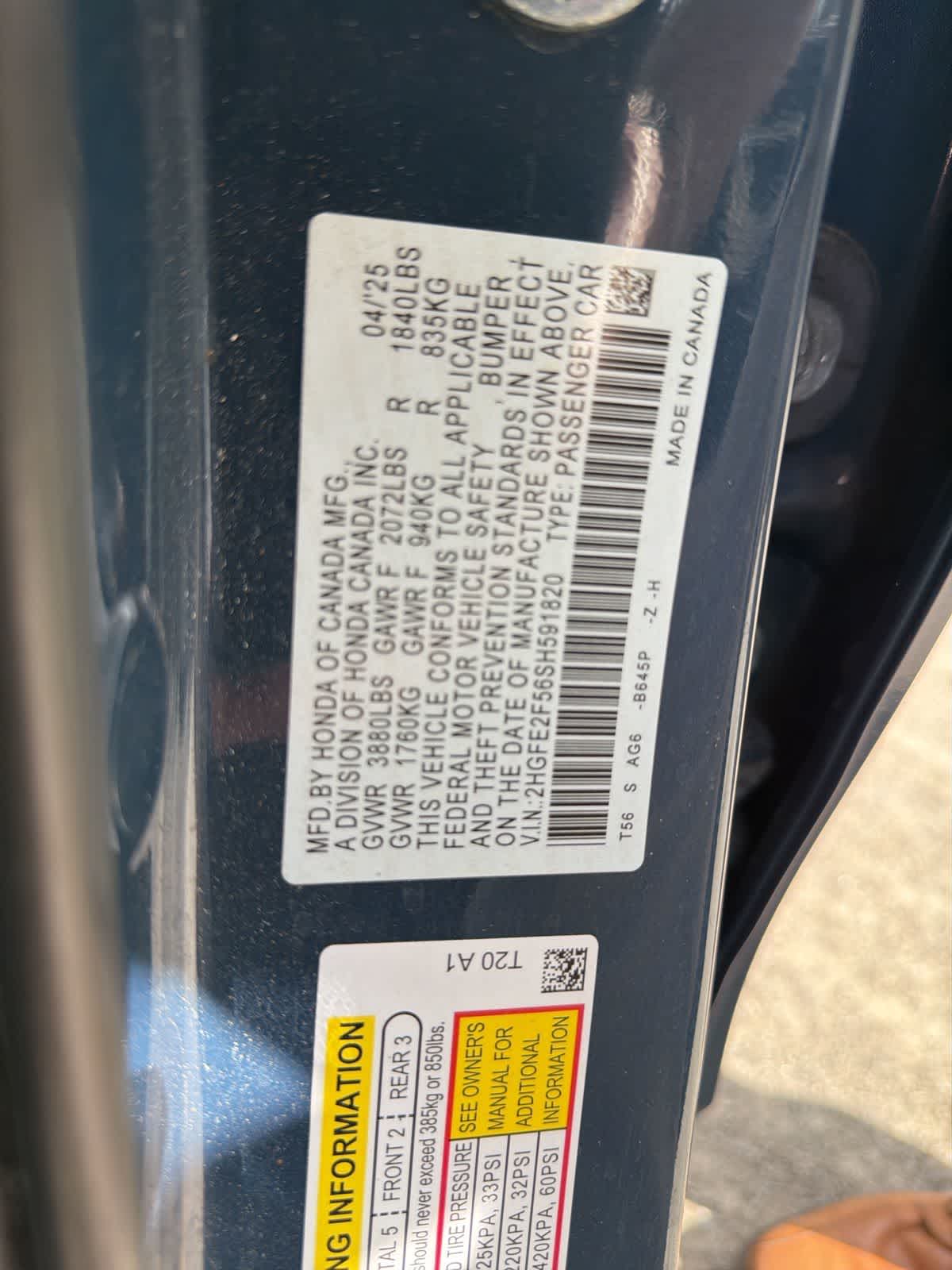 Thumbnail: 2025 Honda Civic - 19