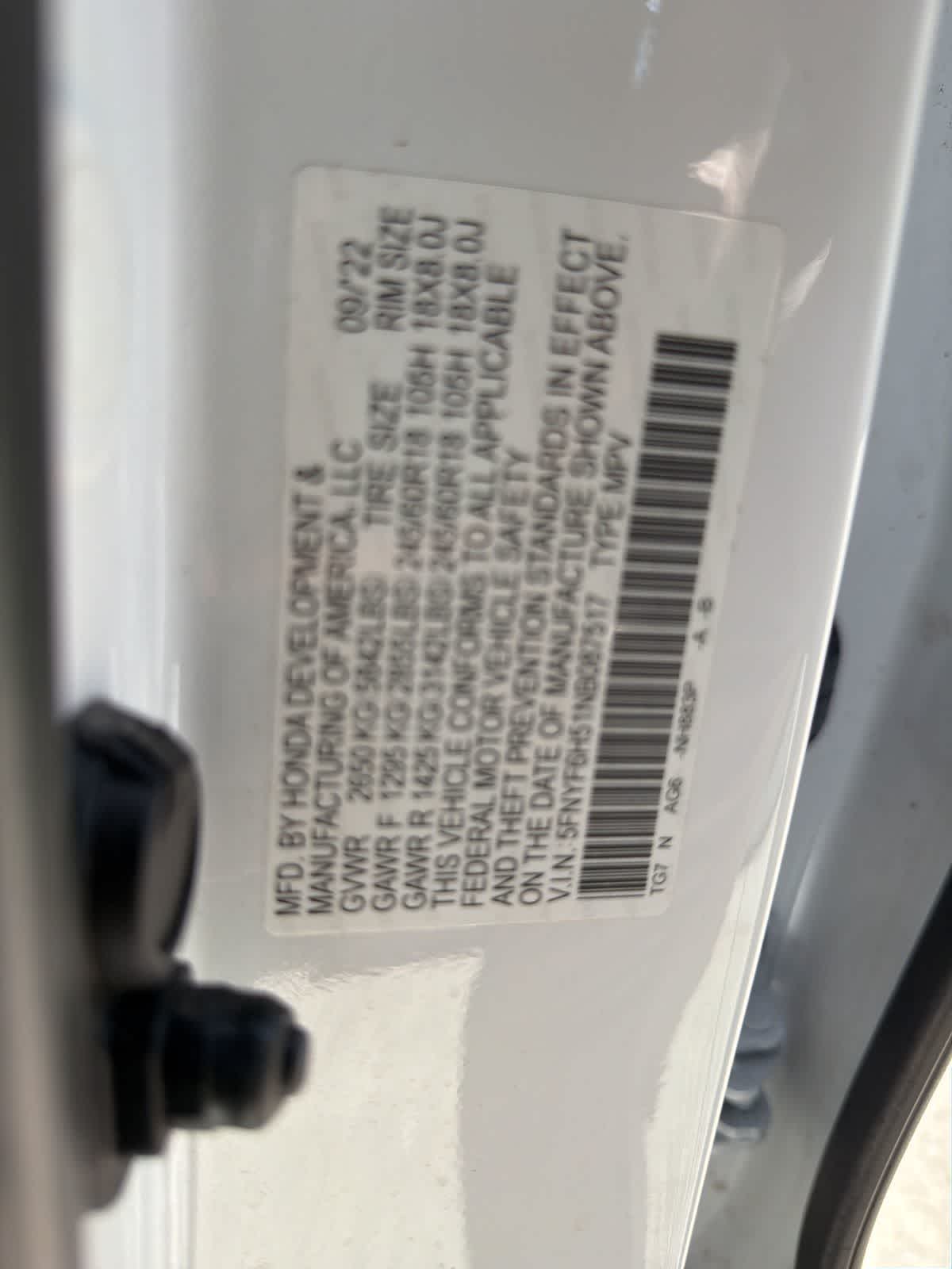 Thumbnail: 2022 Honda Pilot - 18