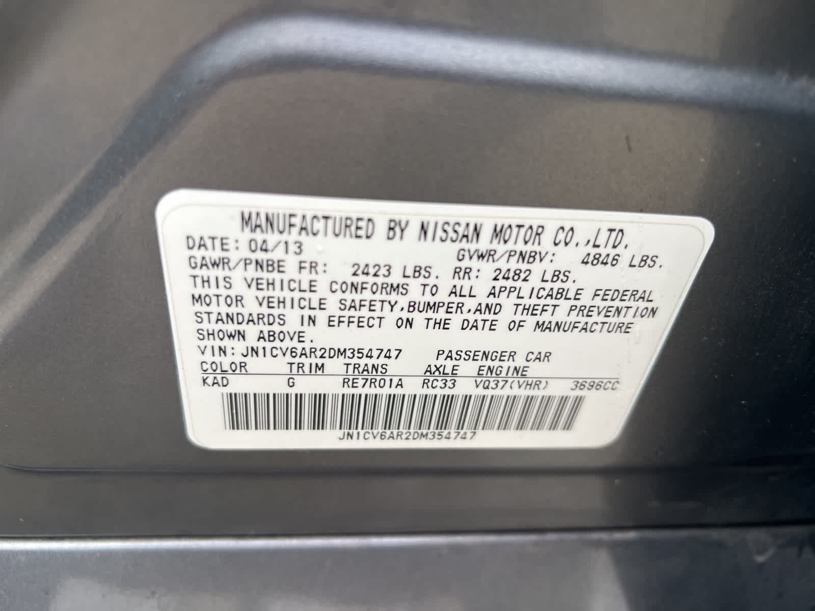 Thumbnail: 2013 INFINITI G37 - 17