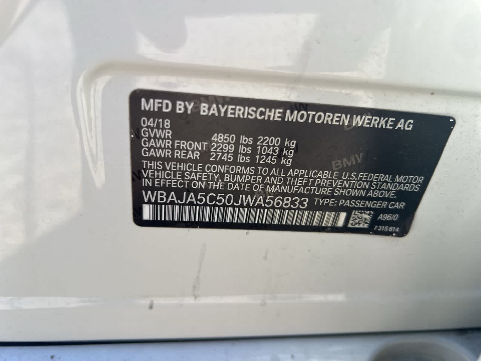 Thumbnail: 2018 BMW 5 Series - 18