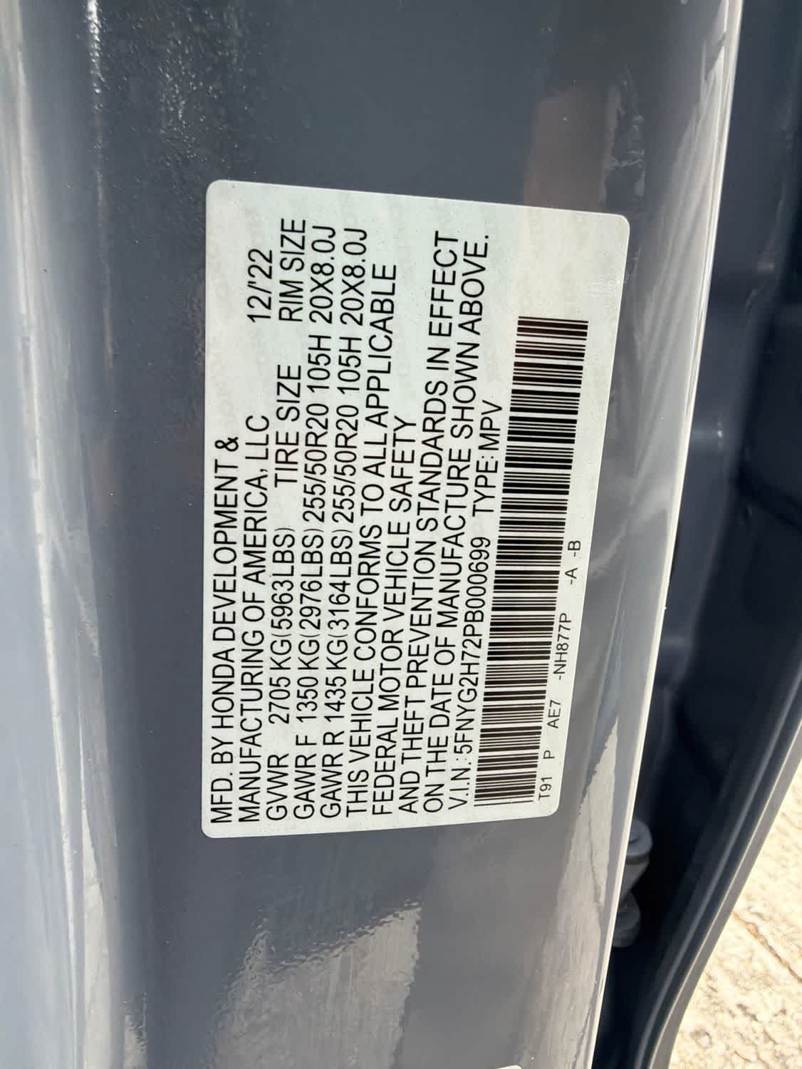 Thumbnail: 2023 Honda Pilot - 18