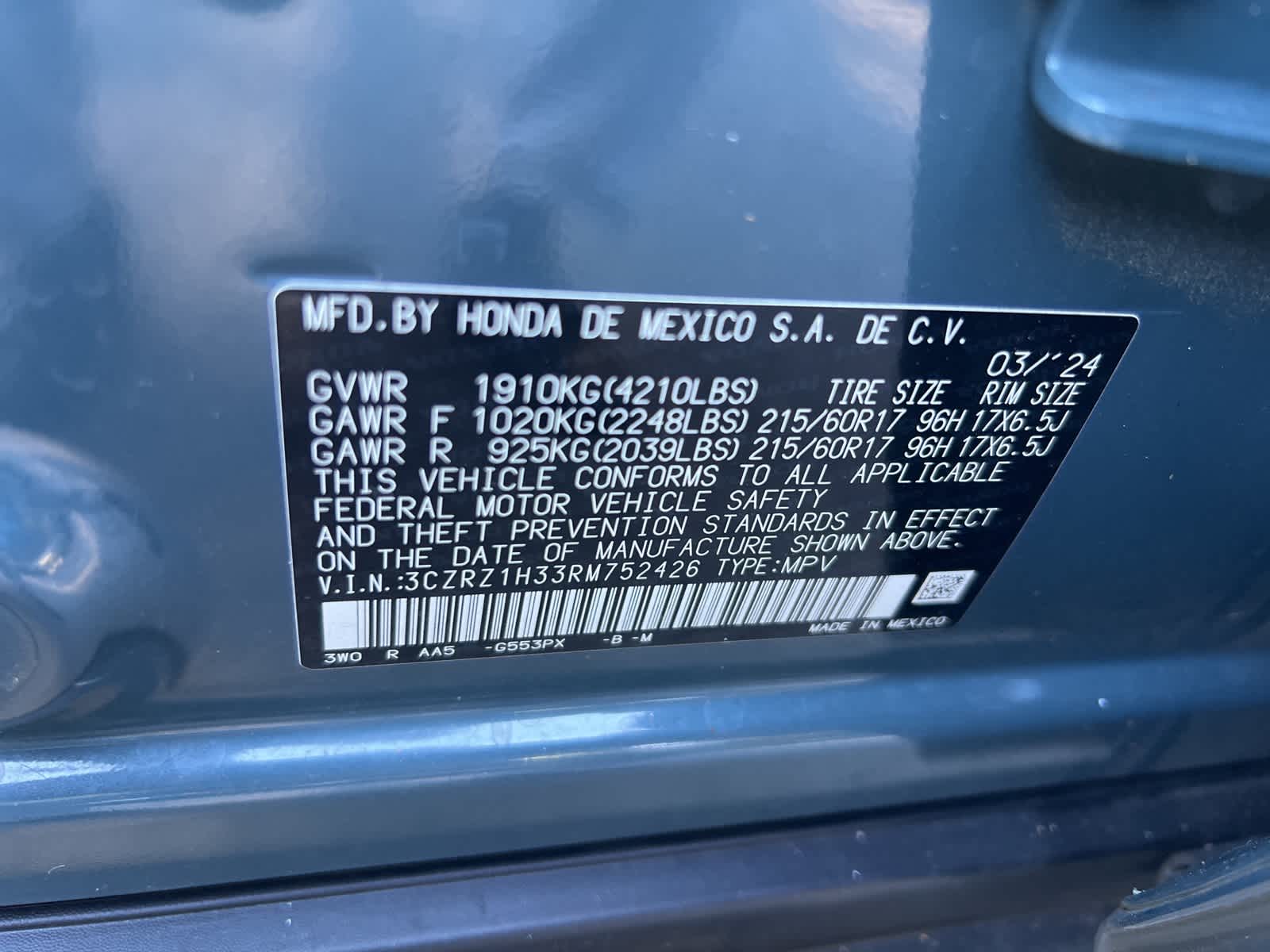 Thumbnail: 2024 Honda HR-V - 19