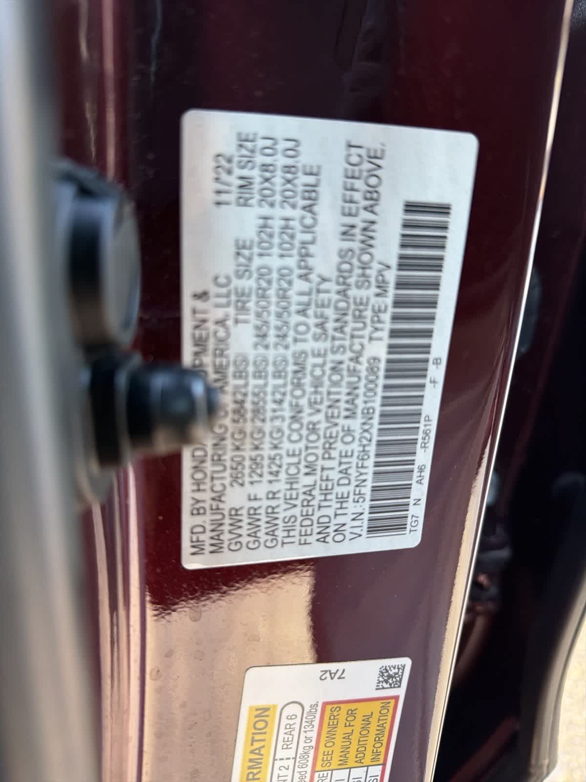 Thumbnail: 2022 Honda Pilot - 18