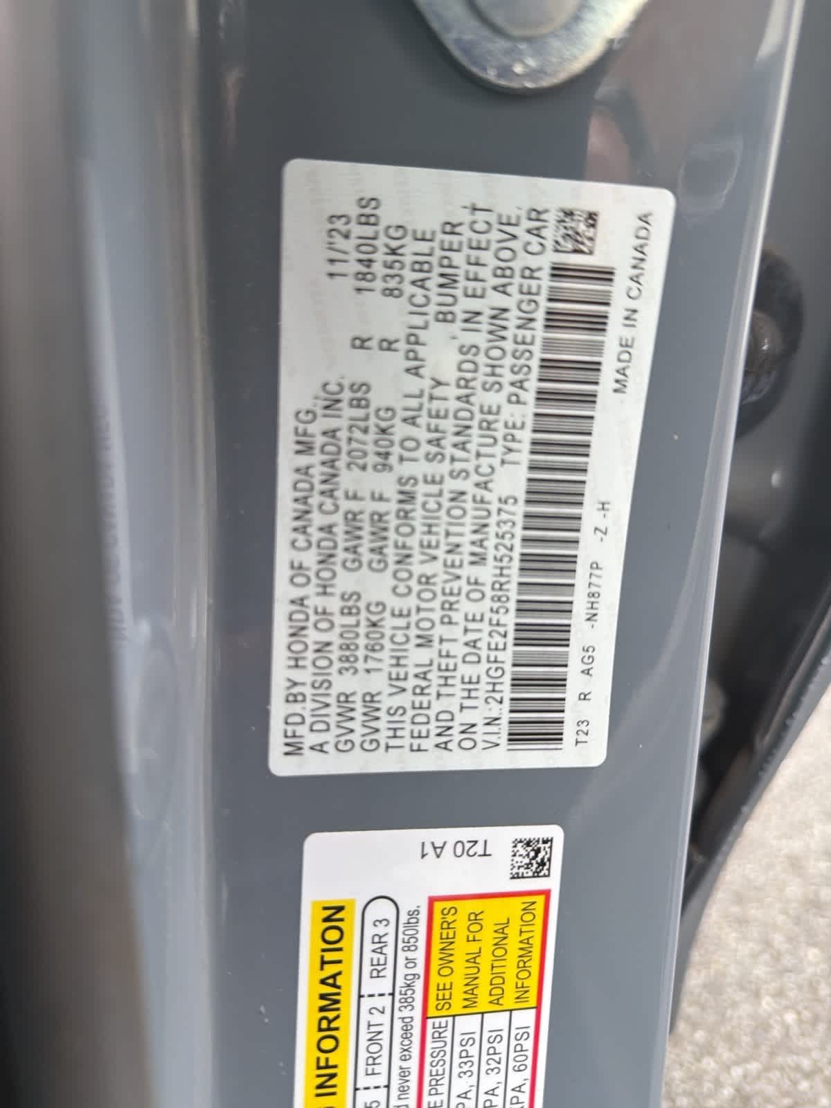 Thumbnail: 2024 Honda Civic - 19