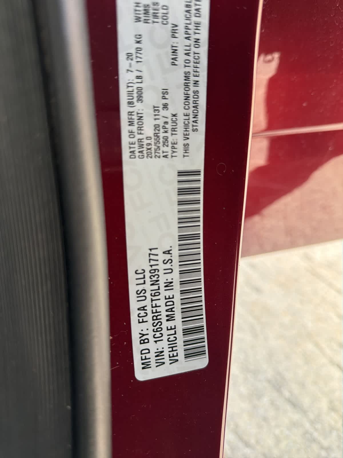 Thumbnail: 2020 RAM 1500 - 18