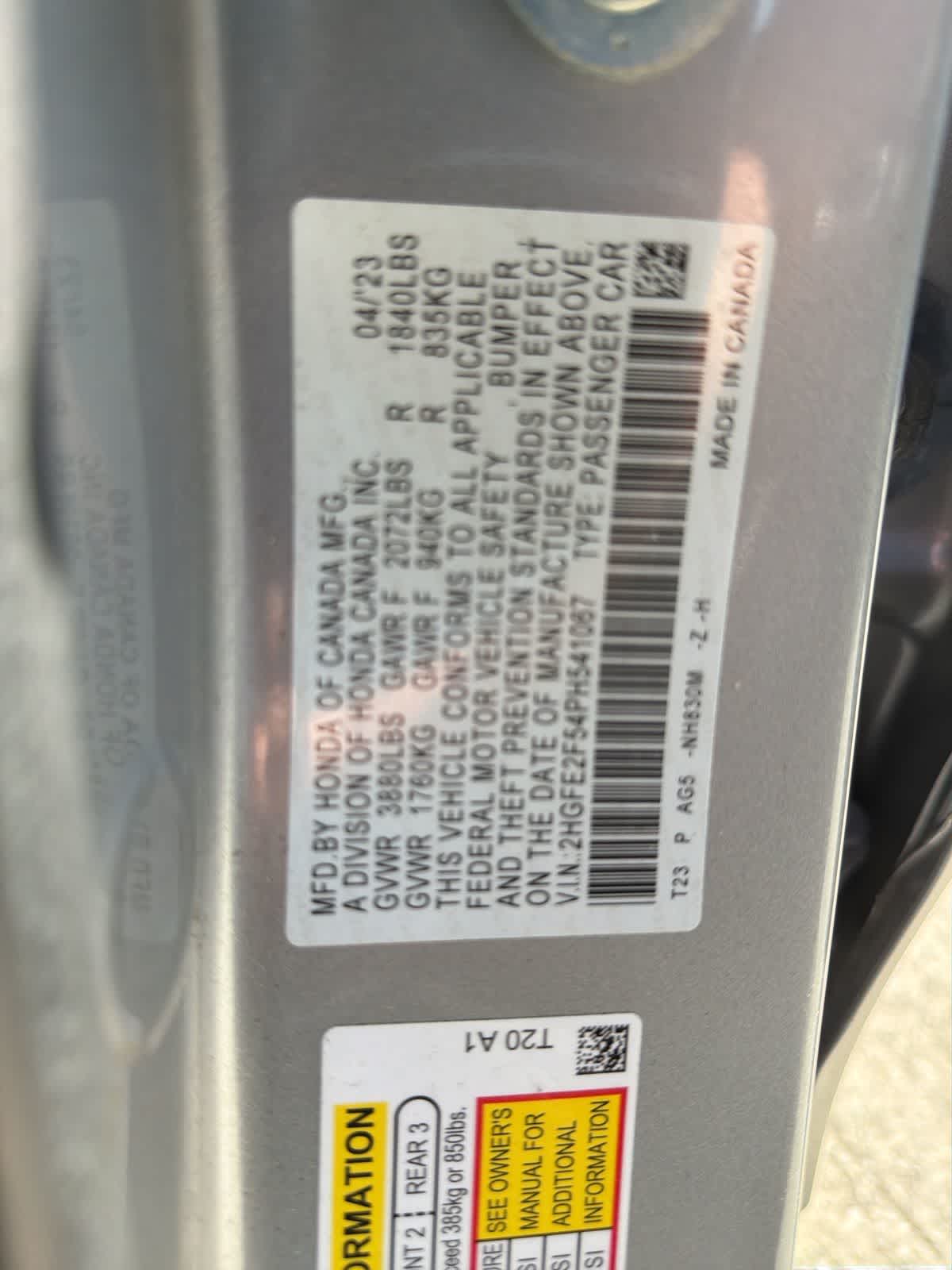 Thumbnail: 2023 Honda Civic - 18