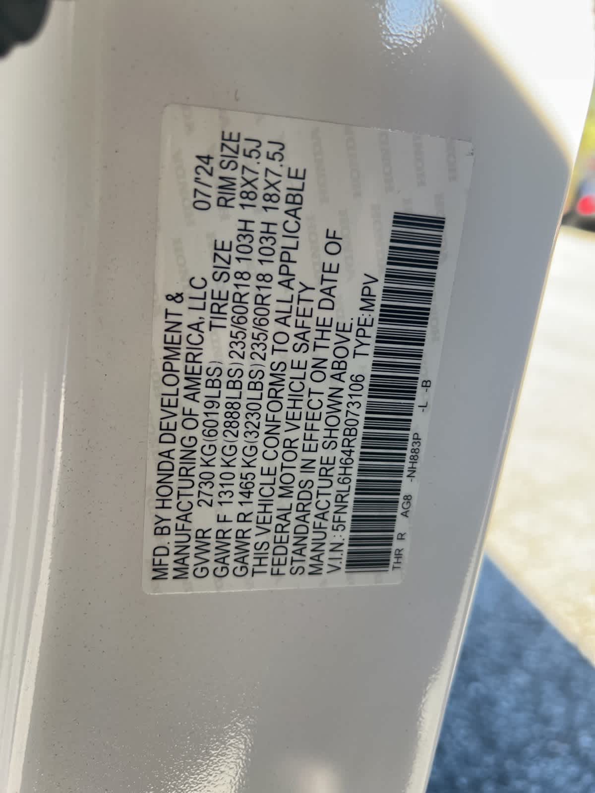 Thumbnail: 2024 Honda Odyssey - 18