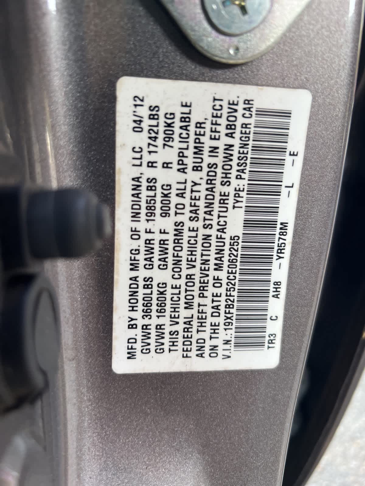 Thumbnail: 2012 Honda Civic - 18