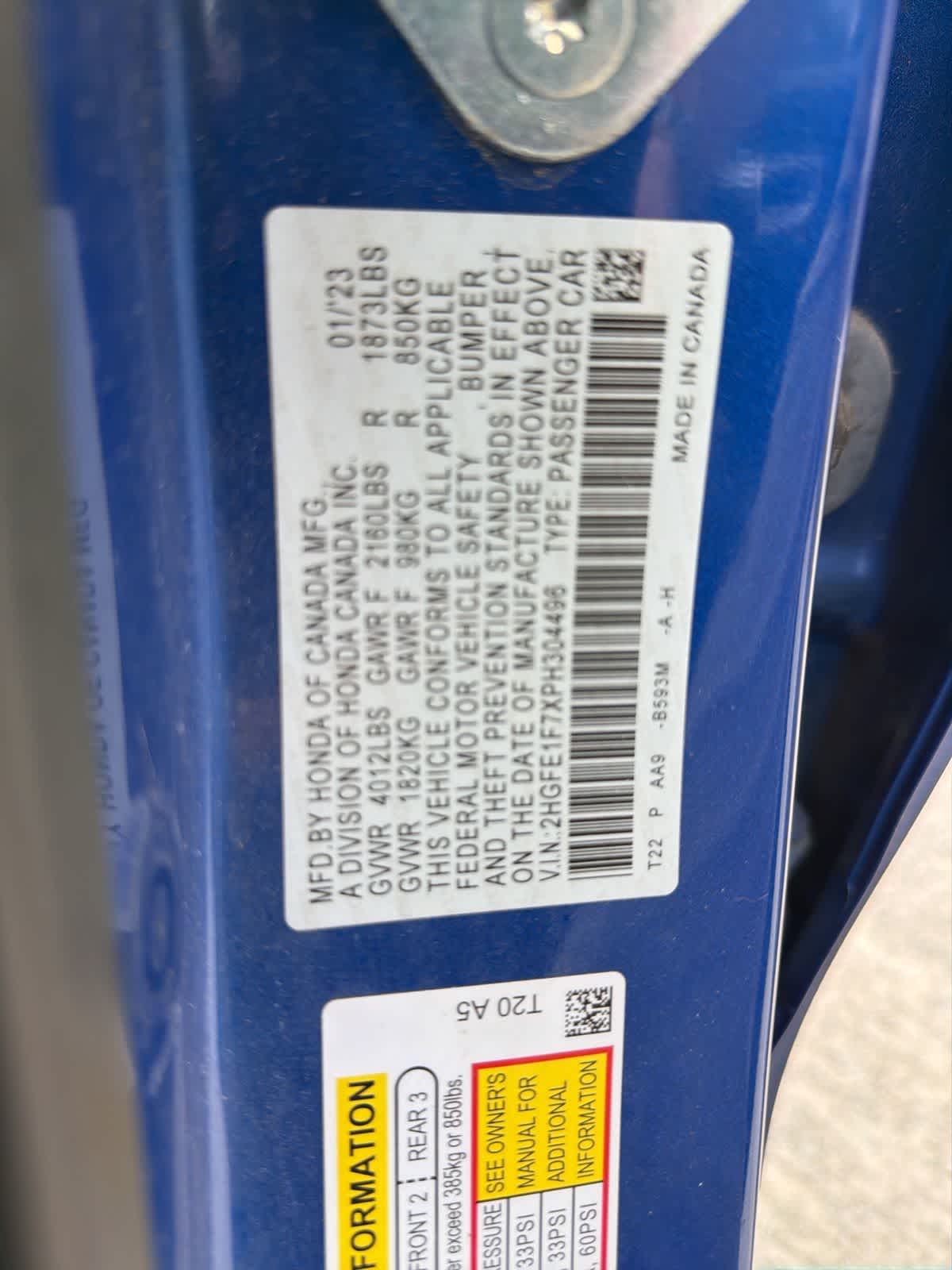 Thumbnail: 2023 Honda Civic - 18