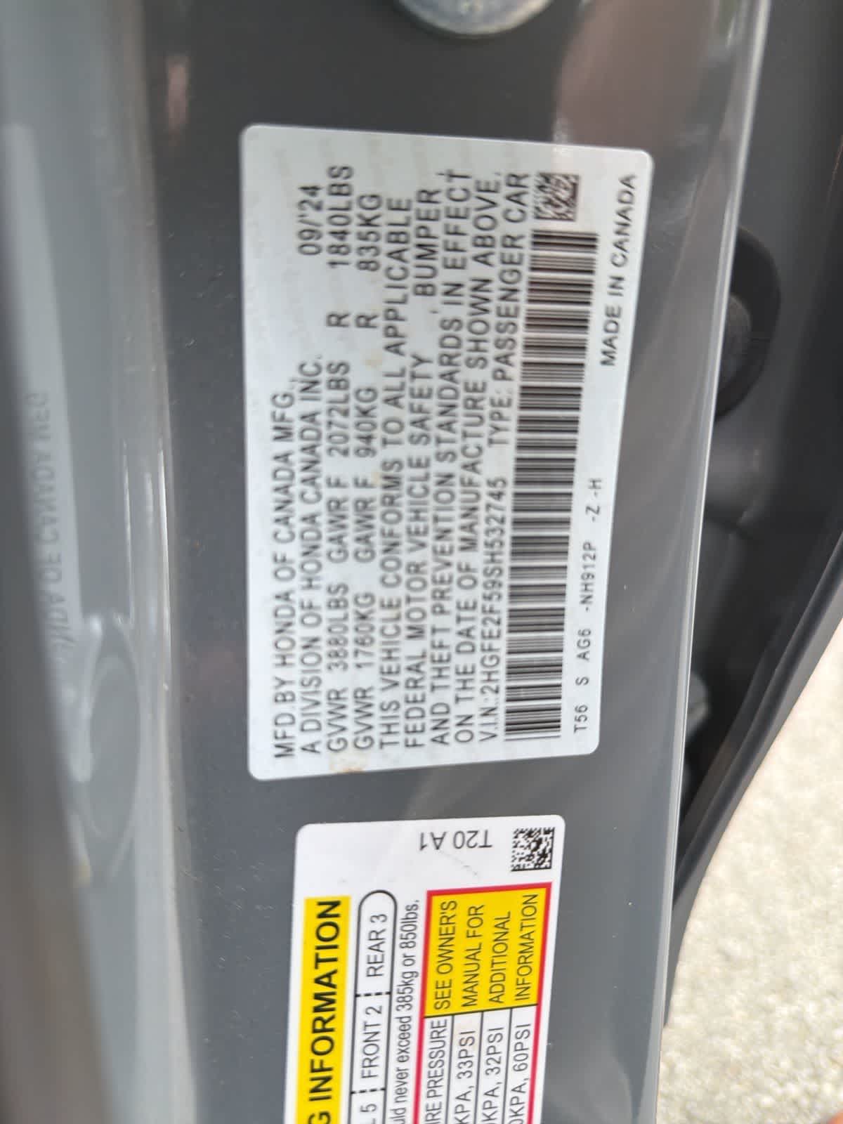 Thumbnail: 2025 Honda Civic - 19