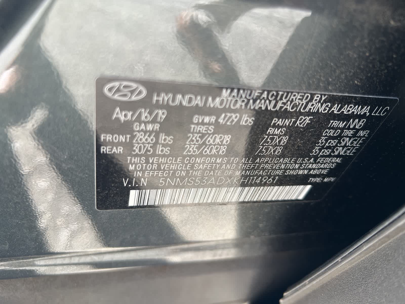 Thumbnail: 2019 Hyundai Santa Fe - 19