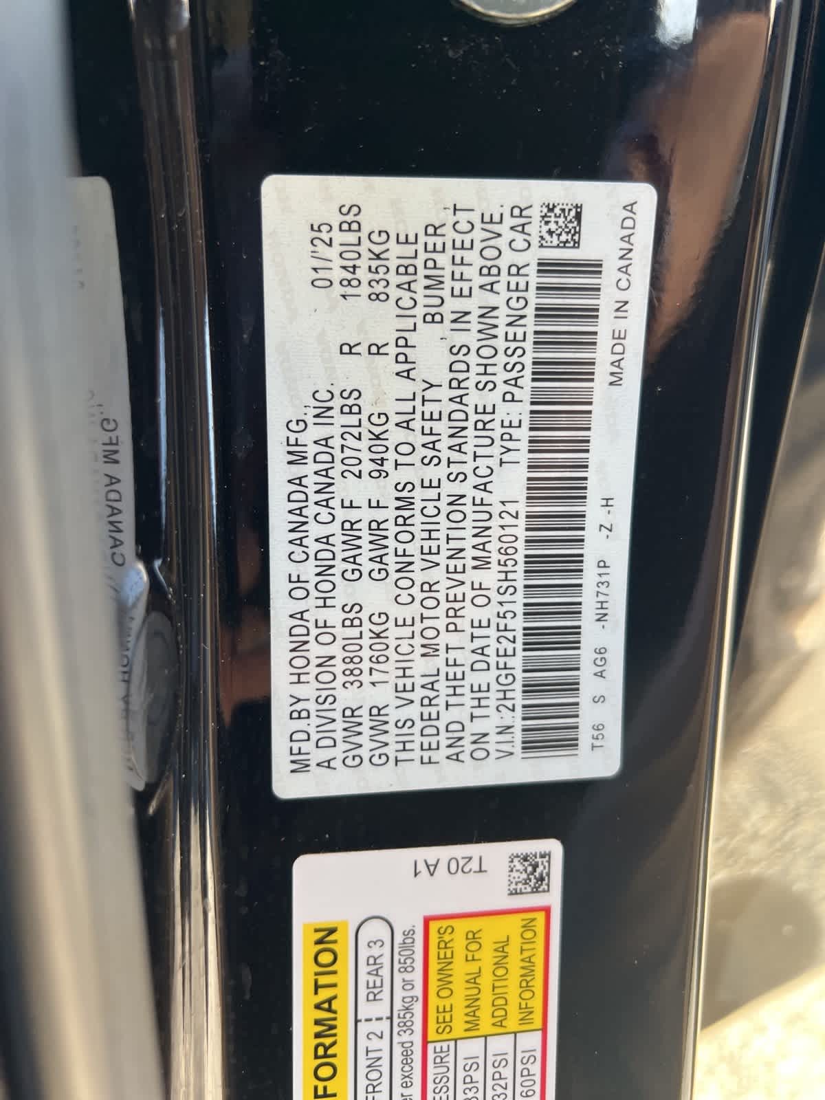 Thumbnail: 2025 Honda Civic - 19