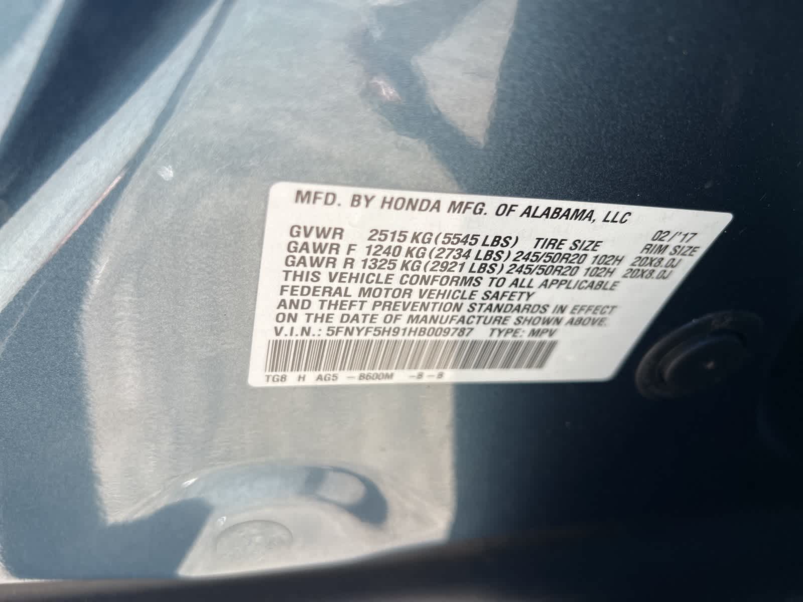 Thumbnail: 2017 Honda Pilot - 18