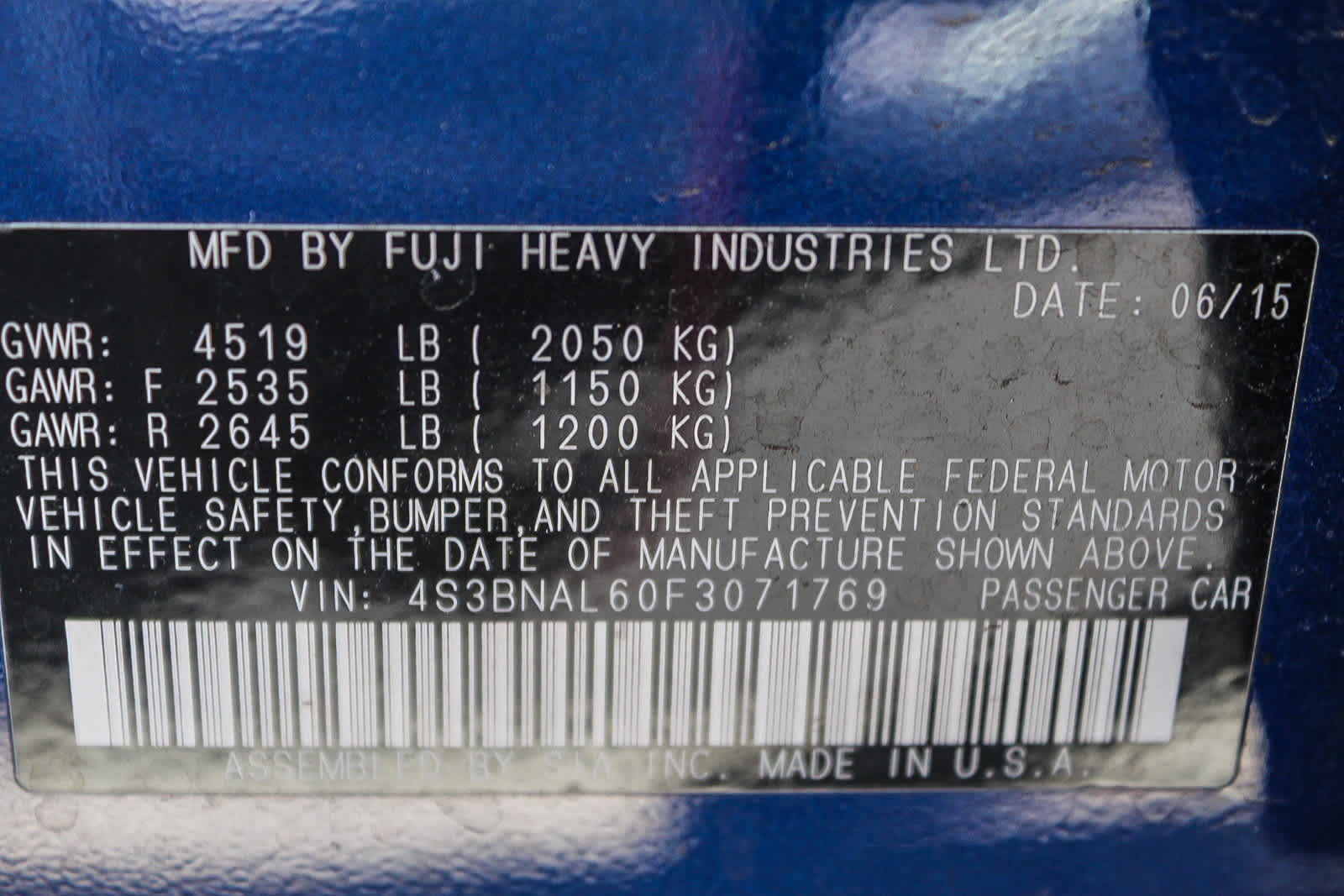 Thumbnail: 2015 Subaru Legacy - 22