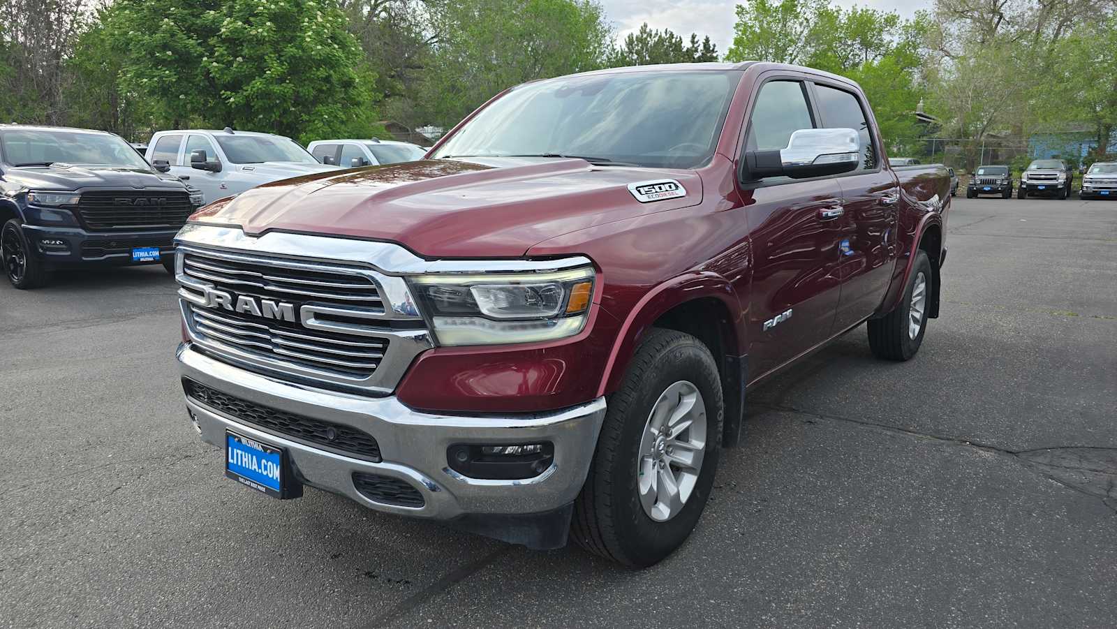 Used 2022 RAM Ram 1500 Pickup Laramie with VIN 1C6SRFJM0NN181573 for sale in Billings, MT