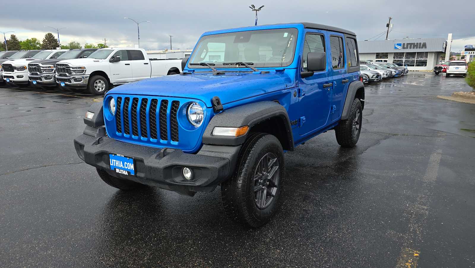 Certified 2024 Jeep Wrangler 4-Door Sport S with VIN 1C4PJXDN0RW239293 for sale in Billings, MT