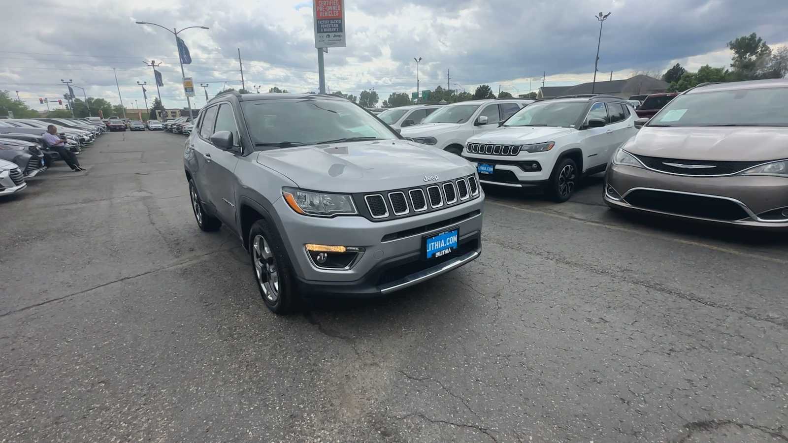 Certified 2019 Jeep Compass Limited with VIN 3C4NJDCB1KT790891 for sale in Billings, MT