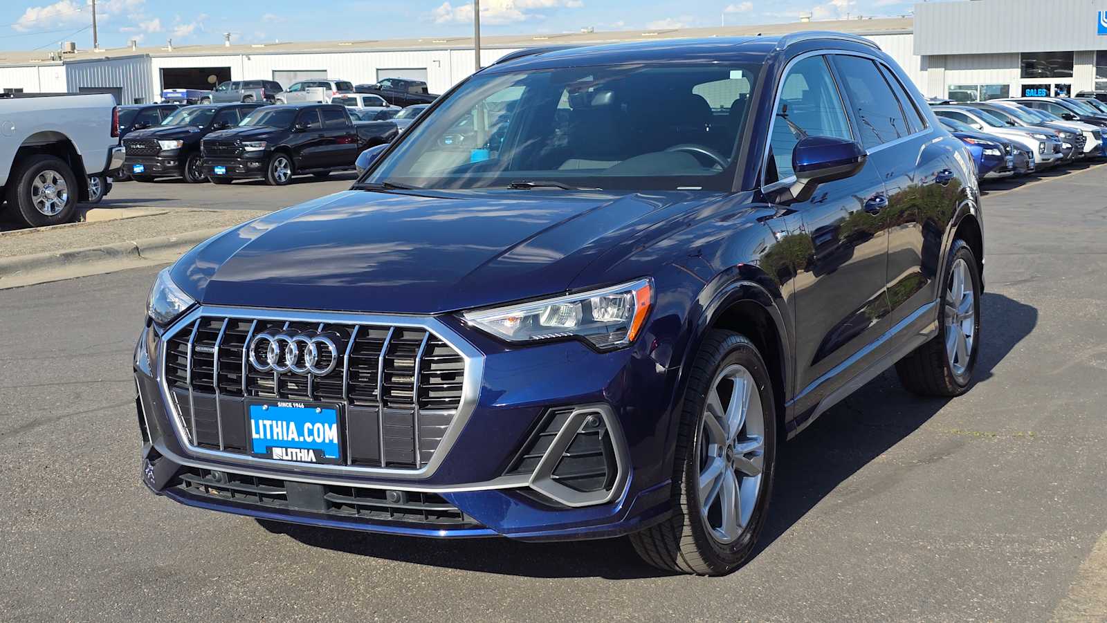 Certified 2022 Audi Q3 S Line Premium with VIN WA1DECF37N1125370 for sale in Billings, MT