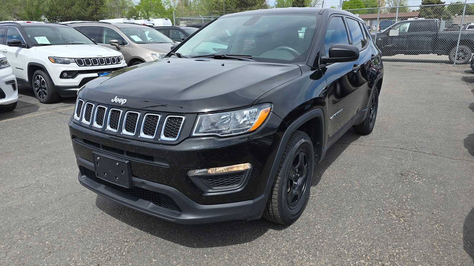 Certified 2020 Jeep Compass Sport with VIN 3C4NJCAB0LT252990 for sale in Billings, MT