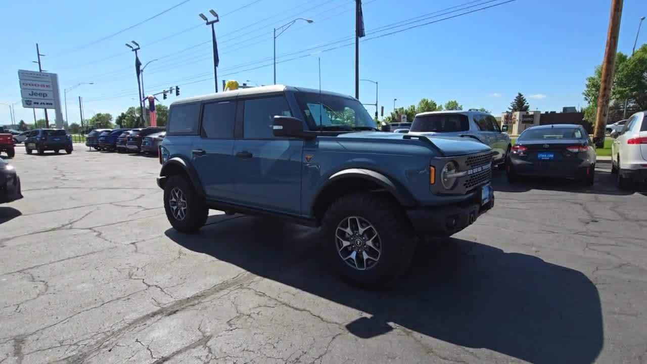 Certified 2023 Ford Bronco 4-Door Badlands with VIN 1FMEE5DP0PLB65515 for sale in Billings, MT