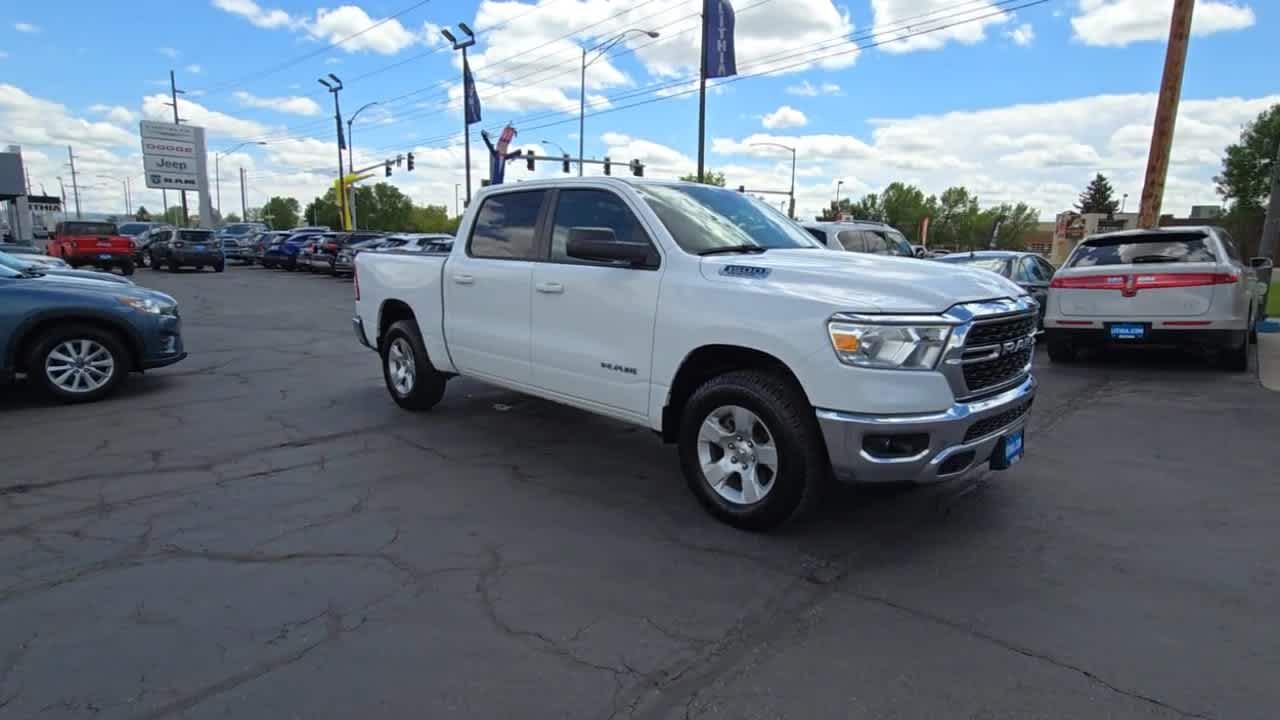 Certified 2022 RAM Ram 1500 Pickup Big Horn/Lone Star with VIN 1C6SRFFT0NN390408 for sale in Billings, MT