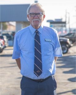 Staff member Burton Pierce from 310b5008e248