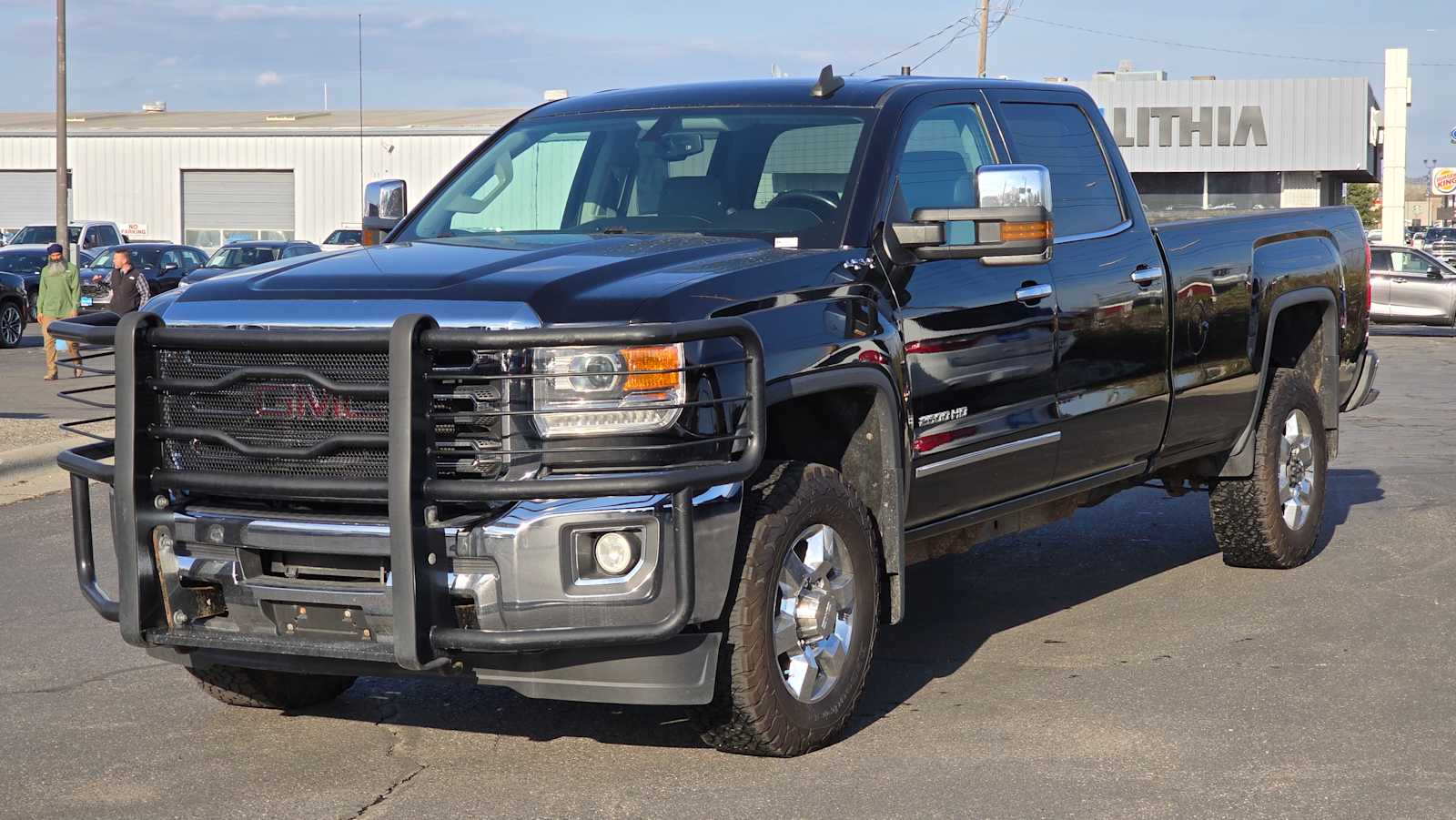 Used 2018 GMC Sierra 2500HD SLT with VIN 1GT12TEG5JF230217 for sale in Billings, MT