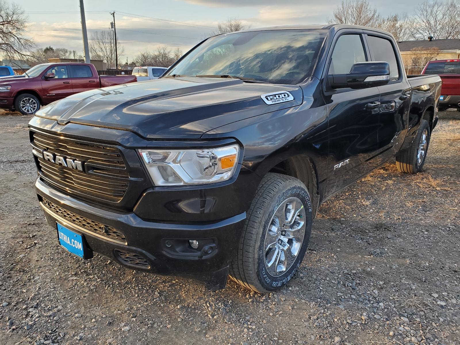 2021 Ram 1500 Big Horn Crew Cab 4x4 6 4 Box Crew Cab Diamond Black Crystal Pearlcoat For Sale In Billings Mt Stock Mn547254