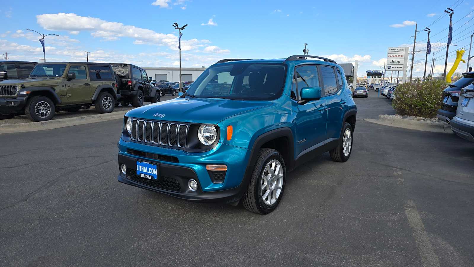 Certified 2020 Jeep Renegade Latitude with VIN ZACNJBBB2LPL50075 for sale in Billings, MT