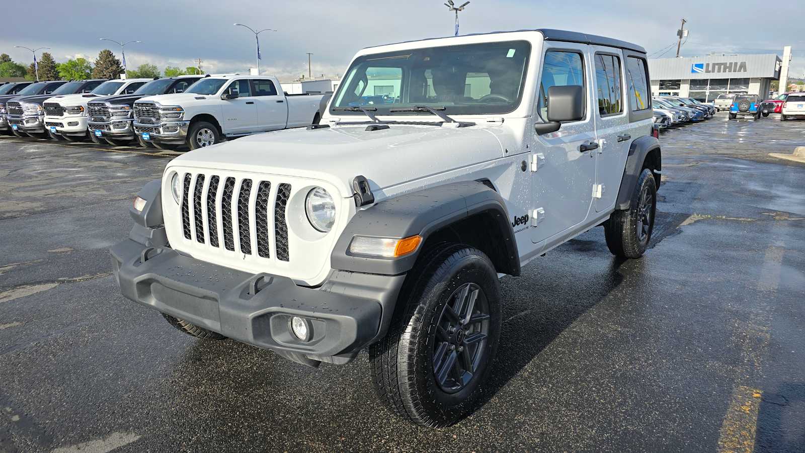 Certified 2024 Jeep Wrangler 4-Door Sport S with VIN 1C4PJXDN6RW173591 for sale in Billings, MT