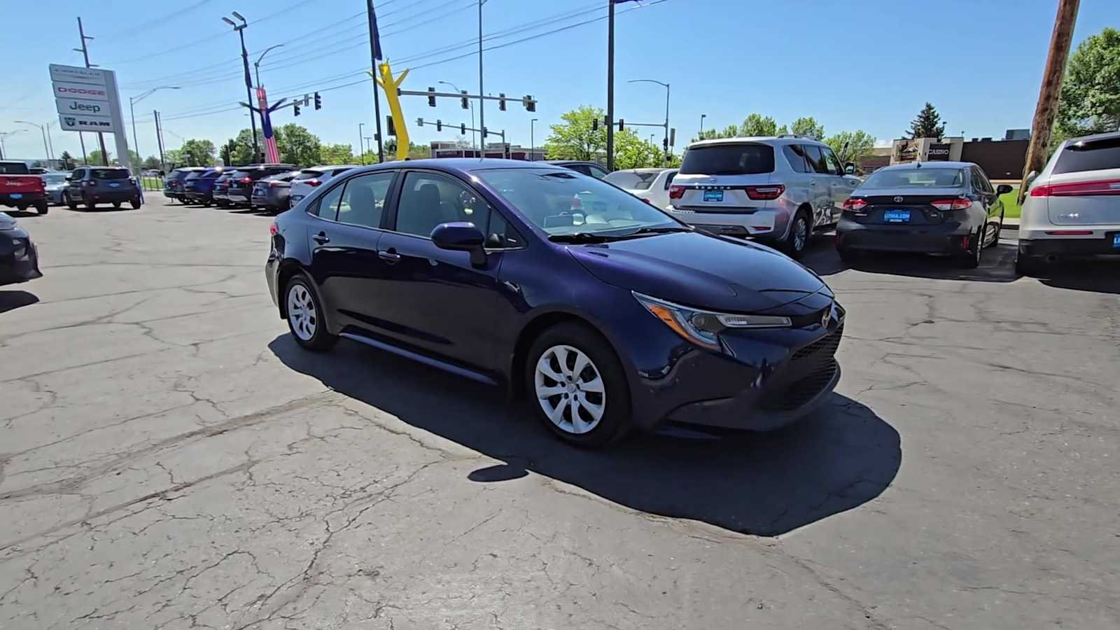 Certified 2020 Toyota Corolla LE with VIN JTDEPRAE0LJ083346 for sale in Billings, MT