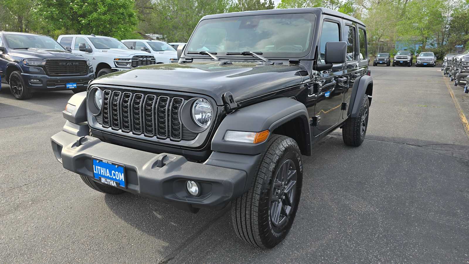 Certified 2024 Jeep Wrangler 4-Door Sport S with VIN 1C4PJXDN1RW268575 for sale in Billings, MT