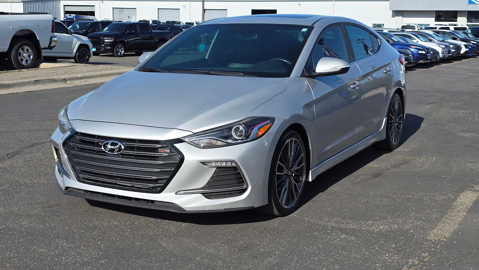 Certified 2018 Hyundai Elantra Sport with VIN KMHD04LB3JU544102 for sale in Billings, MT