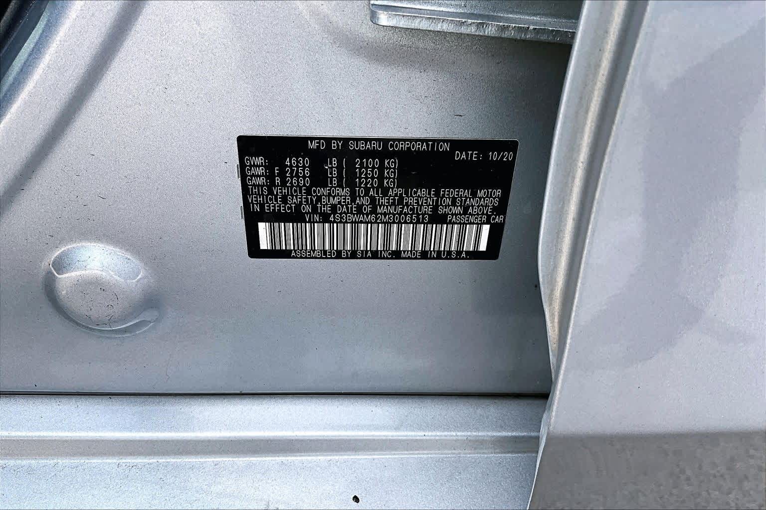 Thumbnail: 2021 Subaru Legacy - 18