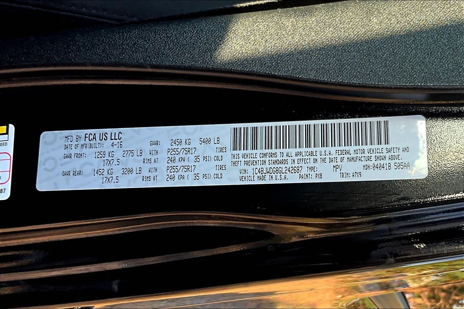 Thumbnail: 2016 Jeep Wrangler - 22