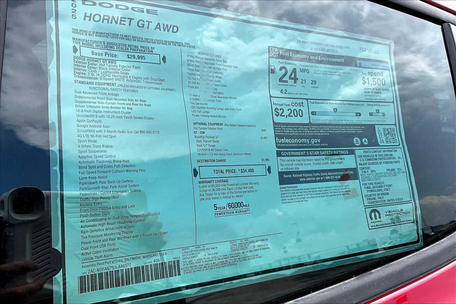 Thumbnail: 2025 Dodge Hornet - 23