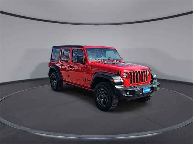 Used 2024 Jeep Wrangler 4-Door Sport S with VIN 1C4PJXDN8RW107737 for sale in Corpus Christi, TX