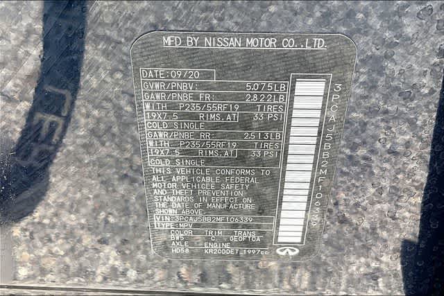 Thumbnail: 2021 INFINITI QX50 - 29