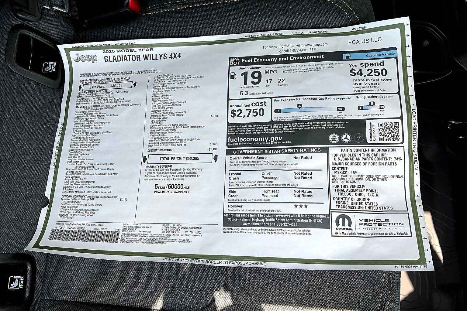 Thumbnail: 2025 Jeep Gladiator - 13