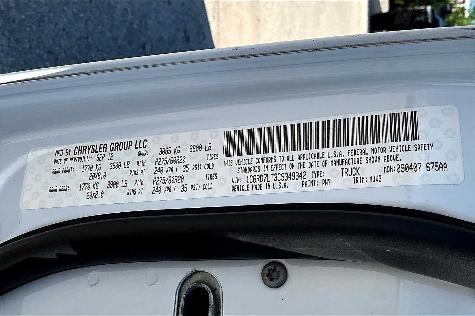 Thumbnail: 2012 RAM 1500 - 19