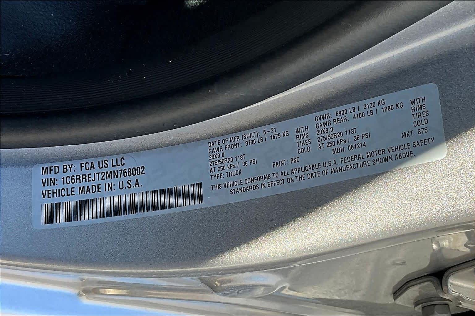 Thumbnail: 2021 RAM 1500 - 21