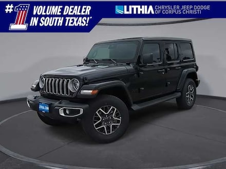 New 2025 Jeep Wrangler 4-DOOR SAHARA Sport Utility Corpus Christi, TX