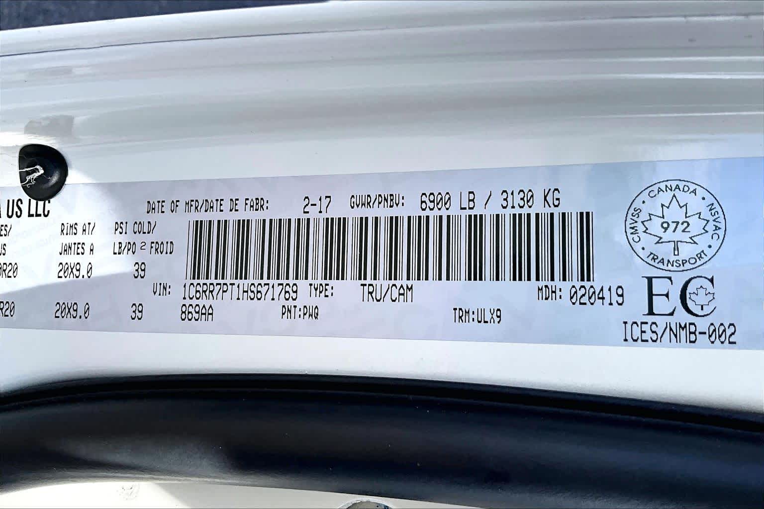 Thumbnail: 2017 RAM 1500 - 18