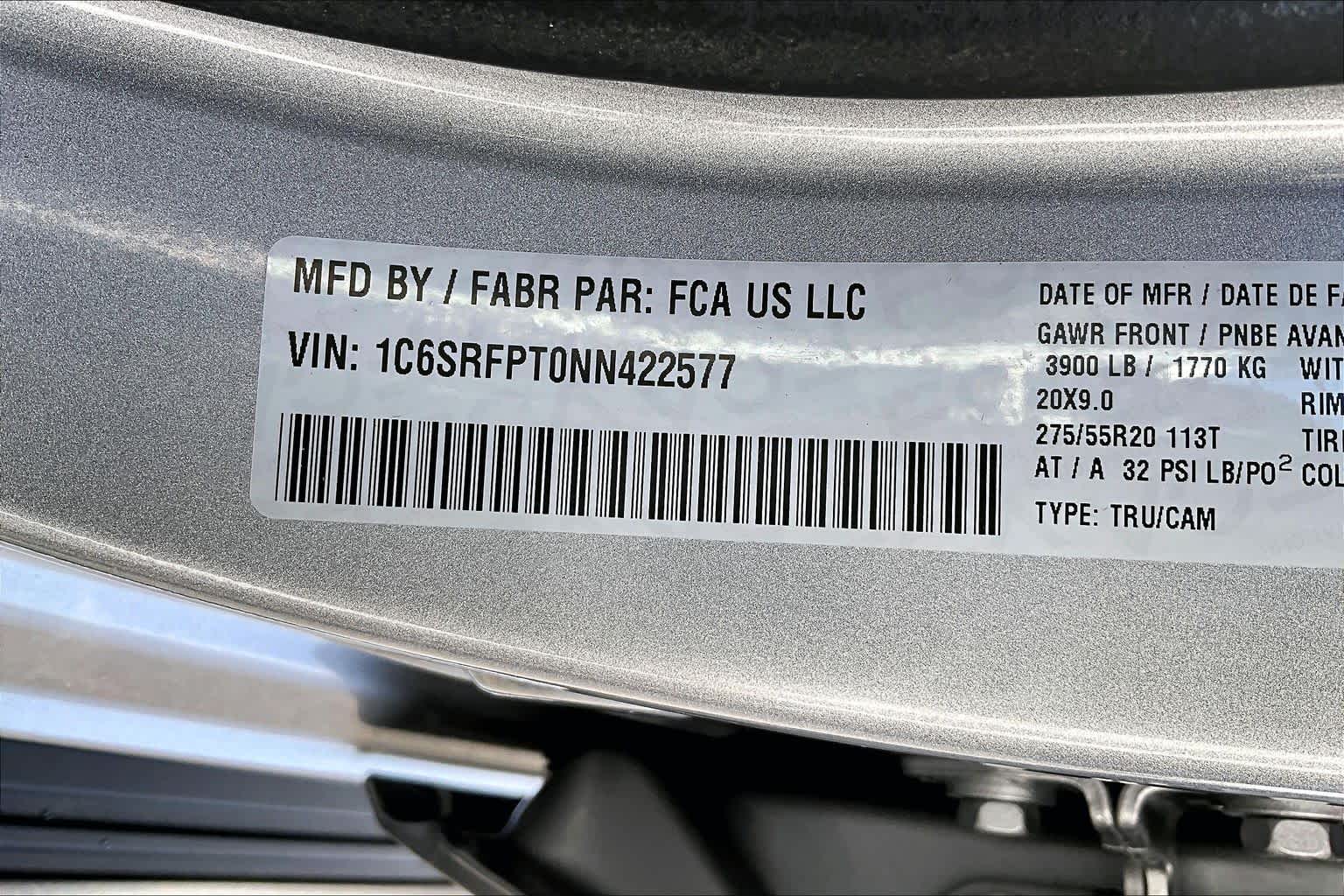 Thumbnail: 2022 RAM 1500 - 20